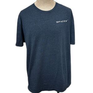 Space X Navy T-Shirt - Men 3X